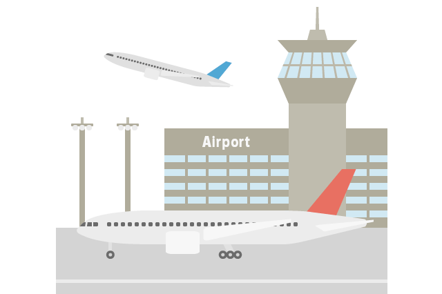 空港イラスト
