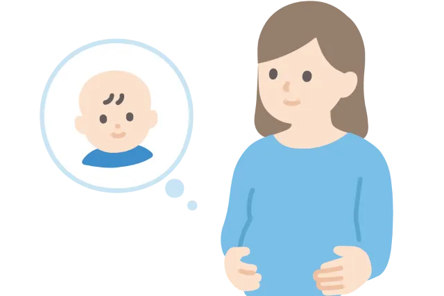妊婦さんのイラスト