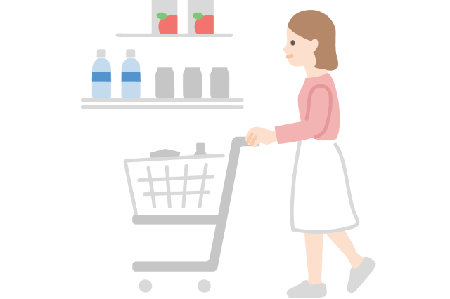 買い物のイラスト