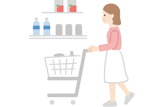 買い物のイラスト