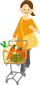 買い物のイラスト